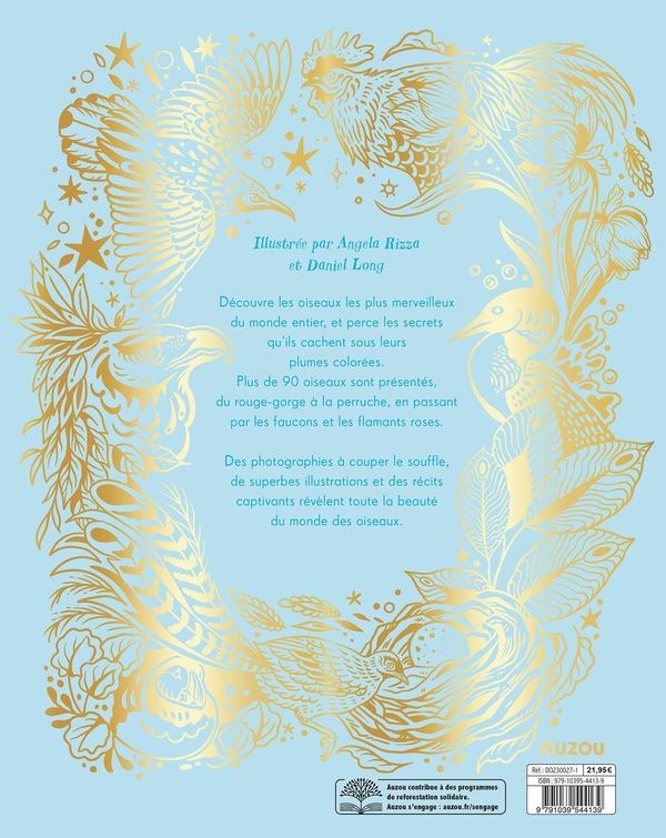 Quatrième de couverture de « L'ANTHOLOGIE ILLUSTREE DES OISEAUX MERVEILLEUX »