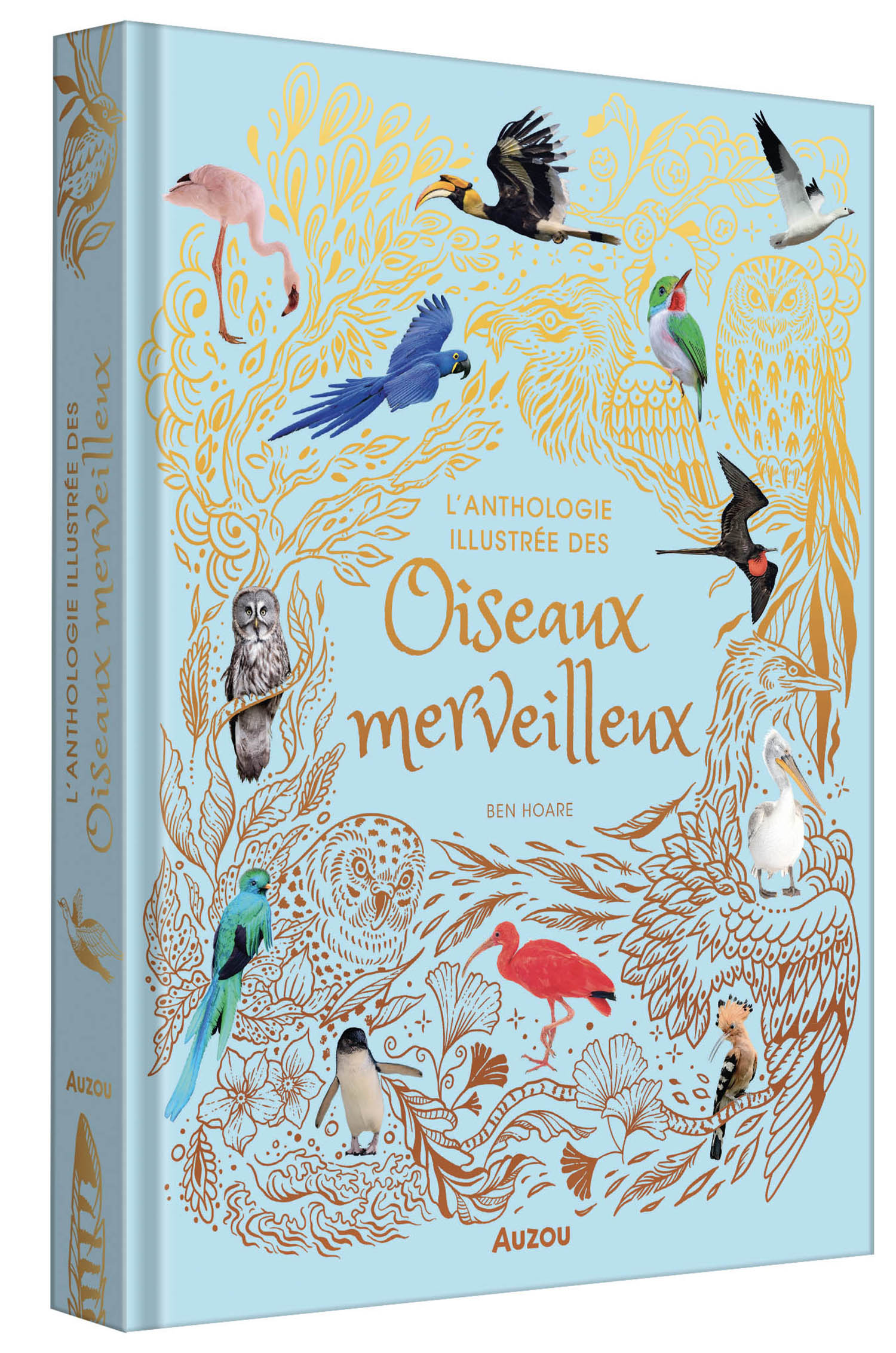 Couverture : L'ANTHOLOGIE ILLUSTREE DES OISEAUX MERVEILLEUX
