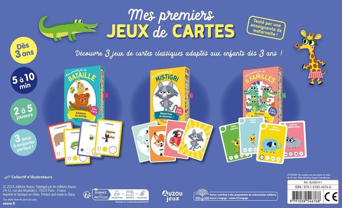 Quatrième de couverture de « JEUX DE CARTES - MES PREMIERS JEUX DE CARTES »