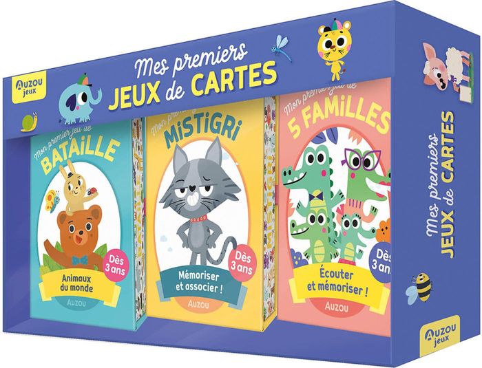 Couverture du livre « JEUX DE CARTES - MES PREMIERS JEUX DE CARTES », librairie Les Contes Infusés à Corte