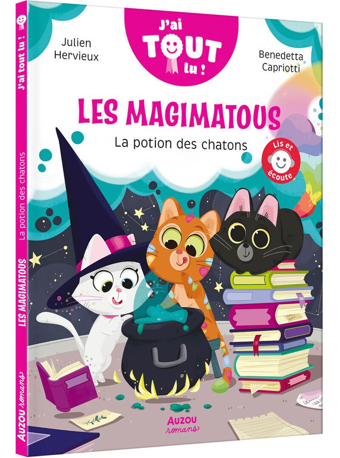 Couverture du livre « LES MAGIMATOUS - LA POTION DES CHATONS », librairie Les Contes Infusés à Corte
