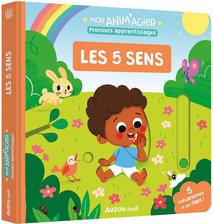 Couverture du livre « PREMIERS APPRENTISSAGES - LES 5 SENS », librairie Les Contes Infusés à Corte
