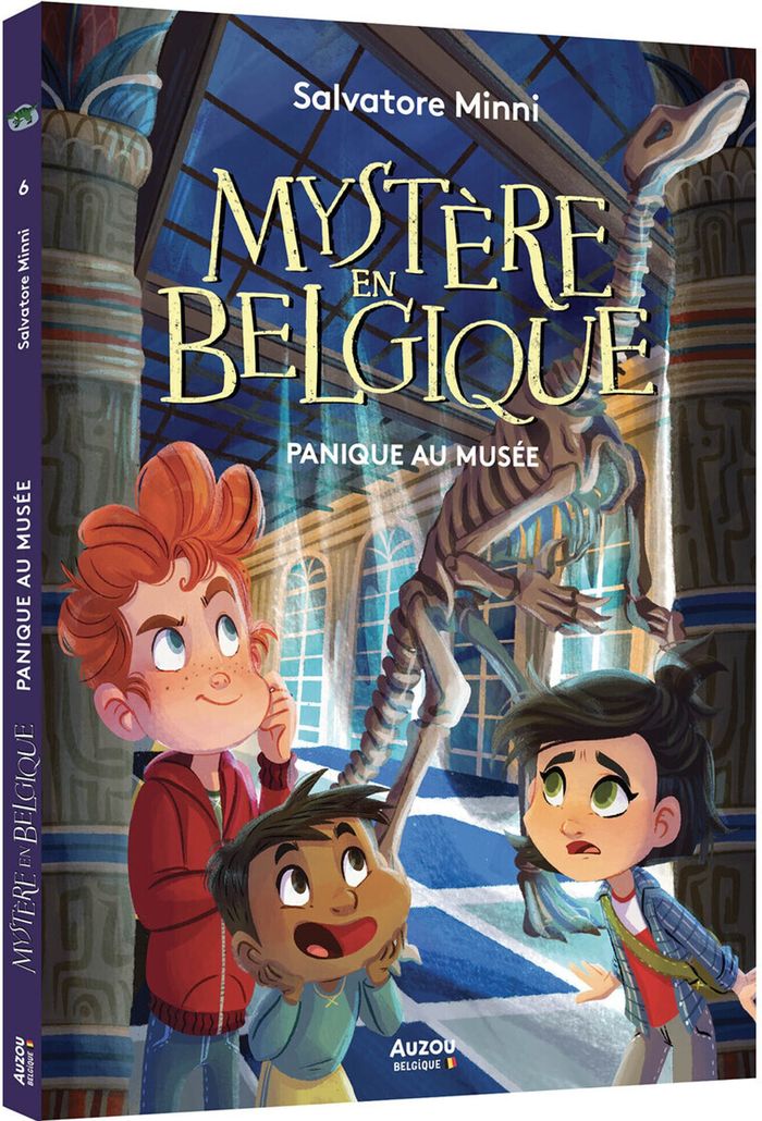 Couverture du livre « Panique au musée » de Salvatore Minni, librairie Les Contes Infusés à Corte