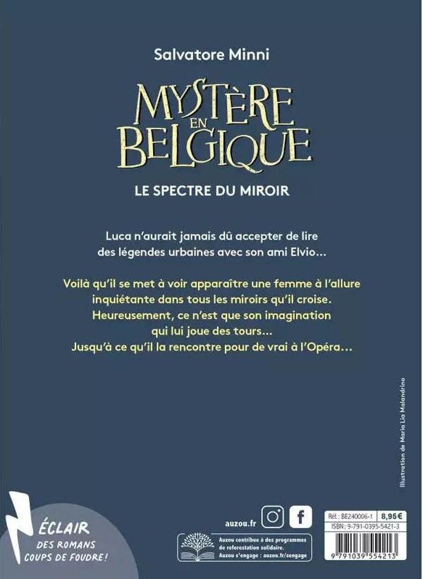 Quatrième de couverture de « Le spectre du miroir »