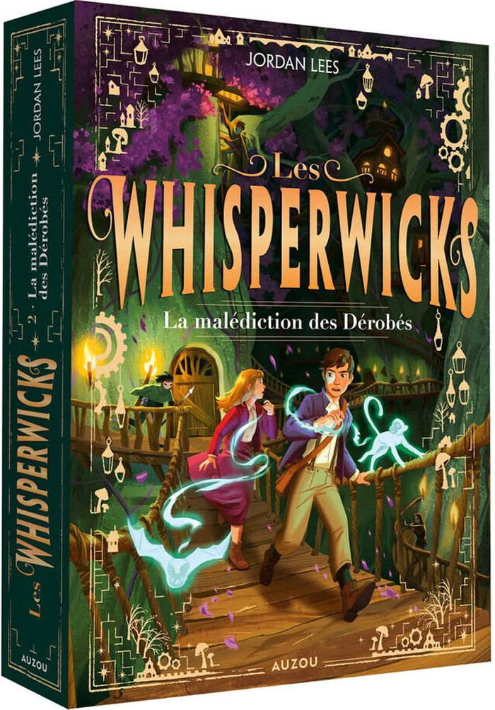 Couverture du livre « LES WHISPERWICKS - TOME 02 LA MALEDICTION DES DEROBES - VOL02 », librairie Les Contes Infusés à Corte