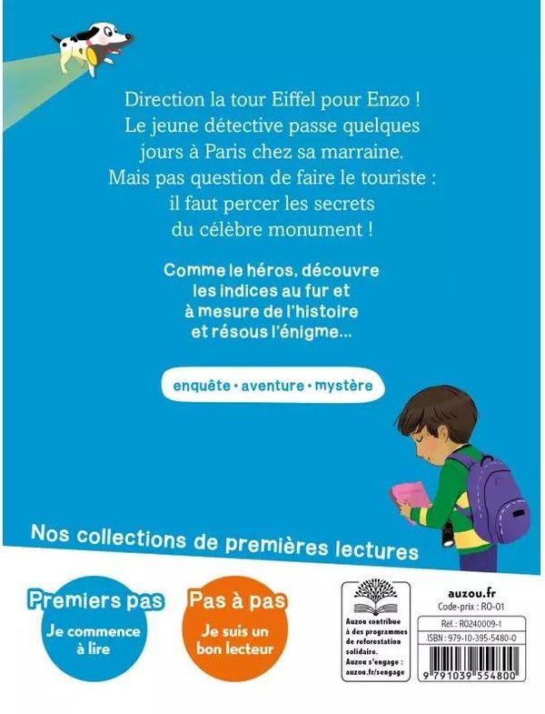 Quatrième de couverture de « À la tour Eiffel ! »