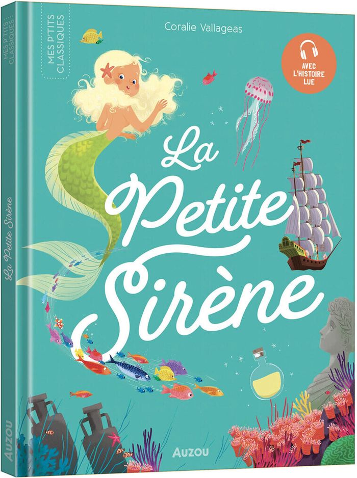 Couverture du livre « LA PETITE SIRENE » de Vallageas/andersen, librairie Les Contes Infusés à Corte