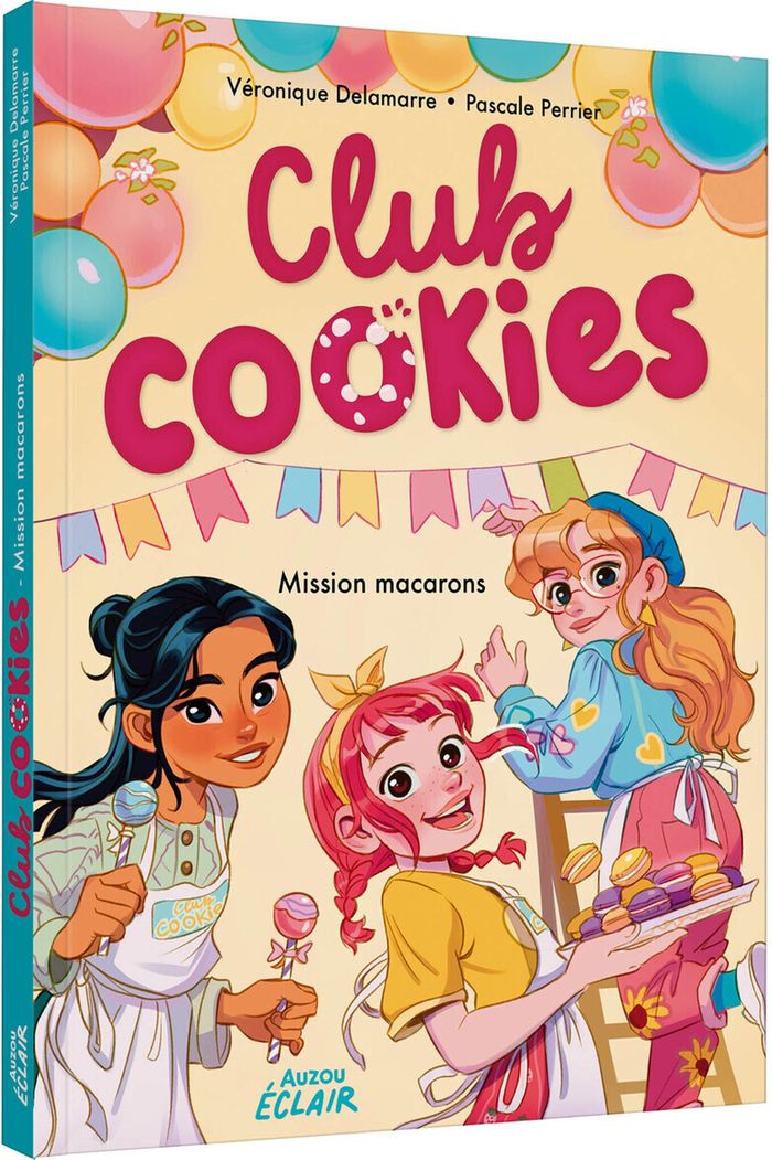 Couverture du livre « Mission macarons » de Véronique Delamarre, librairie Les Contes Infusés à Corte