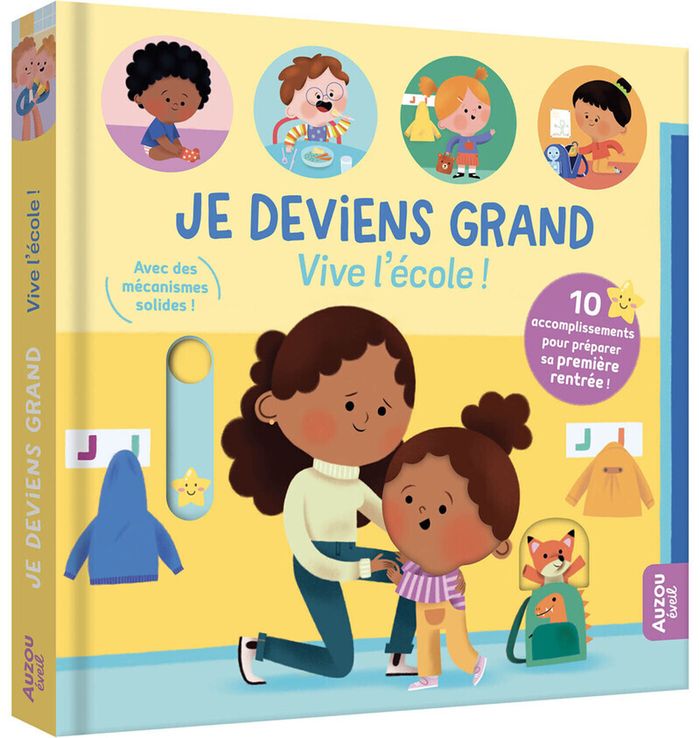 Couverture du livre « Vive l'école : 10 accomplissements pour préparer sa première rentrée ! » de Collectif, librairie Les Contes Infusés à Corte