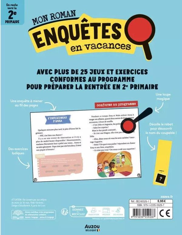 Quatrième de couverture de « Le voleur du camping »