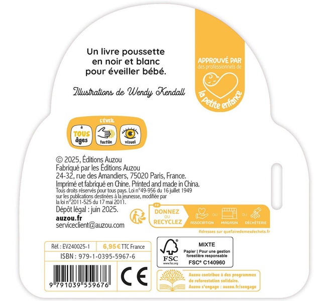 Quatrième de couverture de « Bébés animaux »