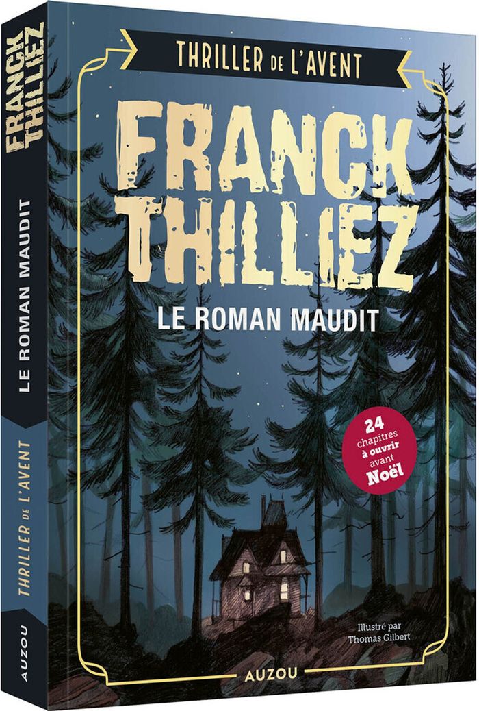 Couverture du livre « LE ROMAN MAUDIT - THRILLER DE L'AVENT » de Thilliez/gilbert, librairie Les Contes Infusés à Corte
