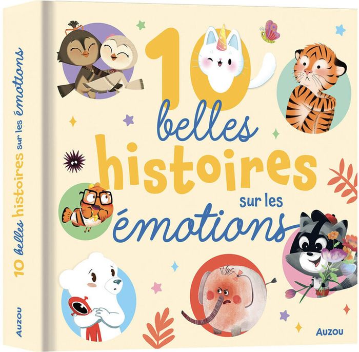 Couverture du livre « 10 belles histoires sur les émotions » de Collectif, librairie Les Contes Infusés à Corte