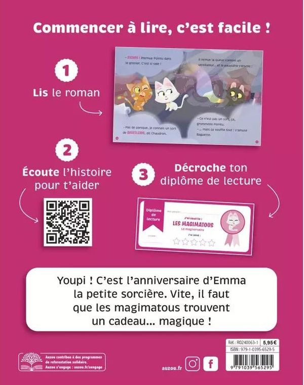 Quatrième de couverture de « LES MAGIMATOUS - LE MAGIVERSAIRE »