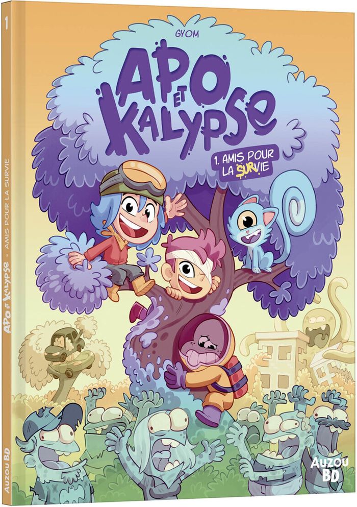 Couverture du livre « Apo & Kalypse : amis pour la (sur)vie ! », librairie Les Contes Infusés à Corte