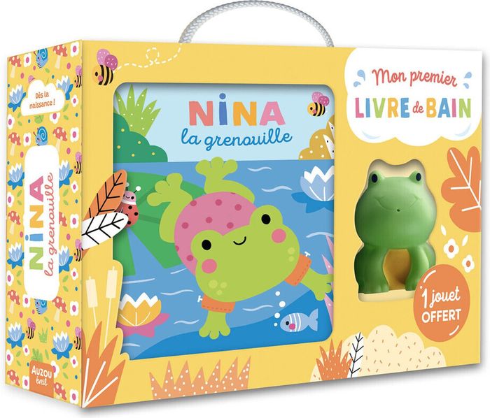 Couverture du livre « Nina la grenouille » de Wendy Kendall, librairie Les Contes Infusés à Corte