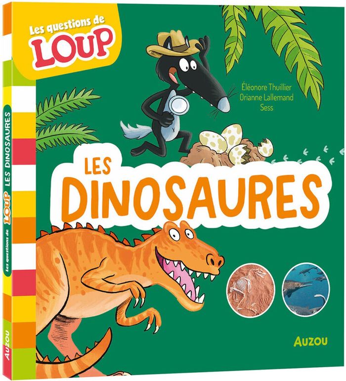 Couverture du livre « Les Dinosaures » de Orianne Lallemand, librairie Les Contes Infusés à Corte