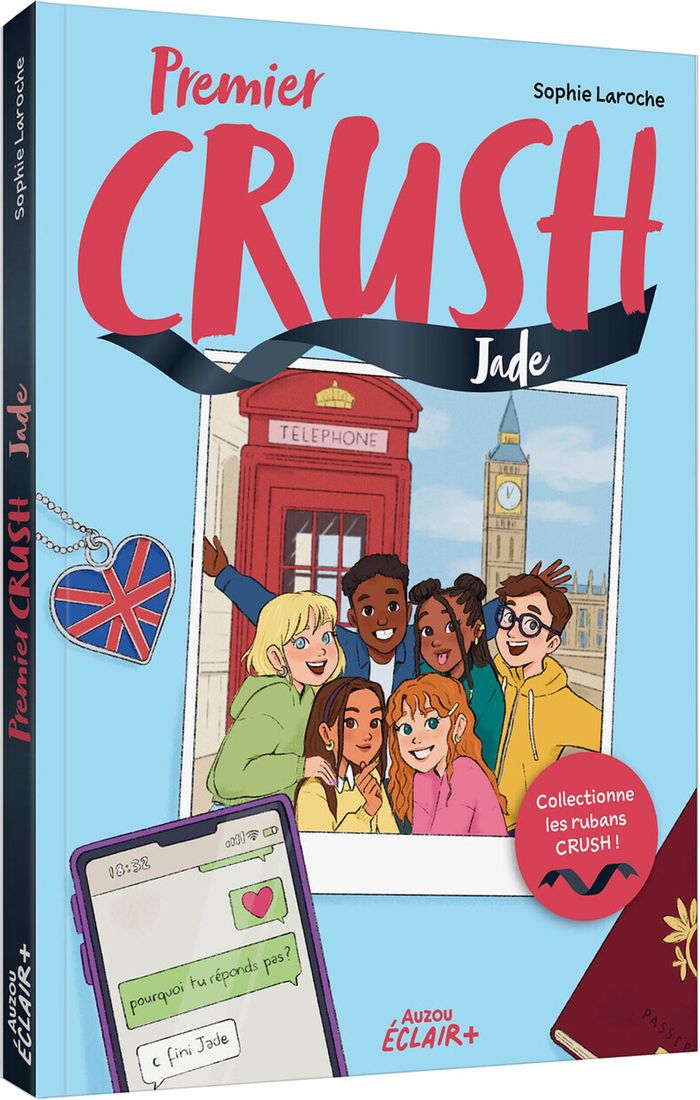 Couverture du livre « Premier Crush : Jade » de Sophie Laroche, librairie Les Contes Infusés à Corte