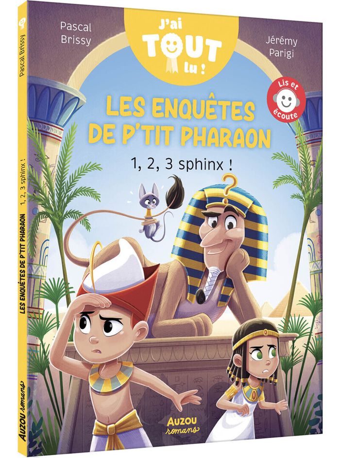 Couverture du livre « 1, 2, 3 sphinx ! » de Pascal Brissy, librairie Les Contes Infusés à Corte
