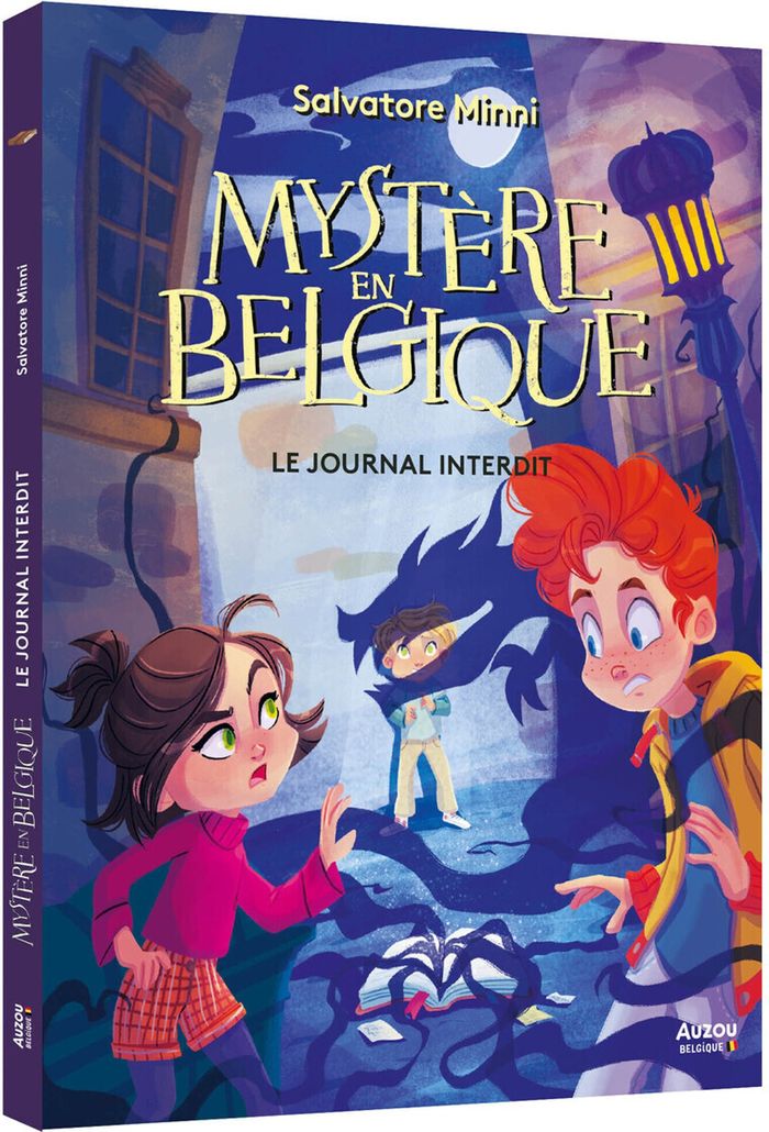 Couverture du livre « Mystère en Belgique : le journal interdit », librairie Les Contes Infusés à Corte