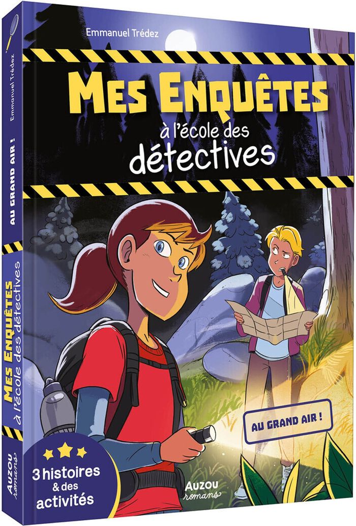 Couverture du livre « Mes enquêtes à l'école des détectives : au grand air ! » de Emmanuel Trédez, librairie Les Contes Infusés à Corte