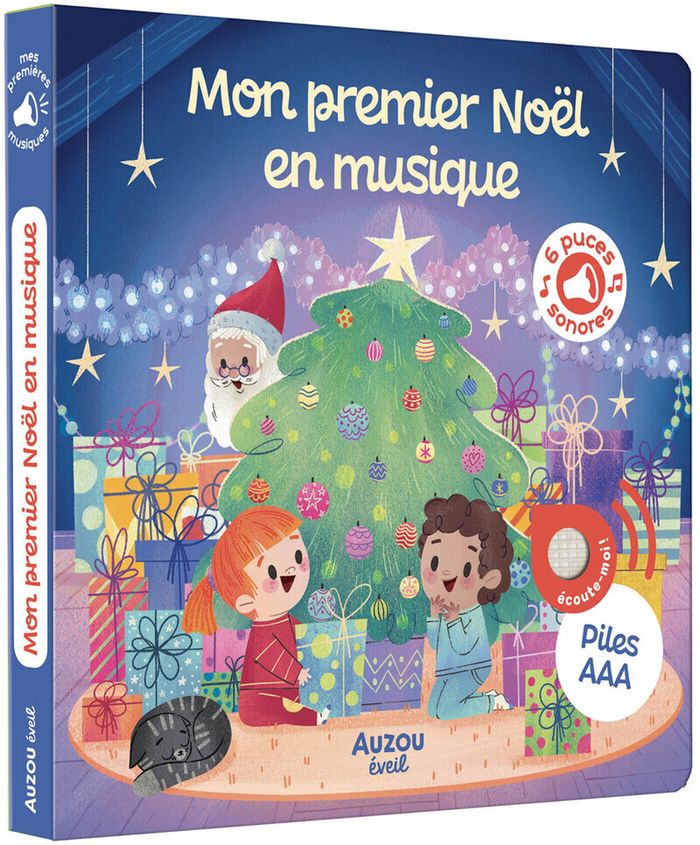 Couverture du livre « MON PREMIER NOEL EN MUSIQUE », librairie Les Contes Infusés à Corte
