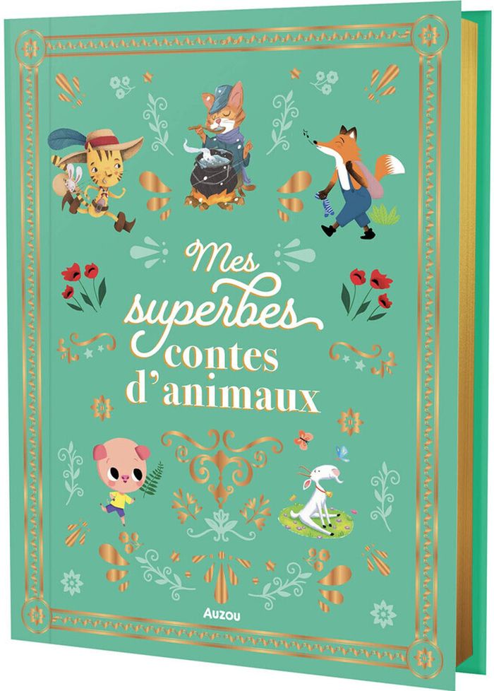 Couverture du livre « MES SUPERBES CONTES D'ANIMAUX », librairie Les Contes Infusés à Corte