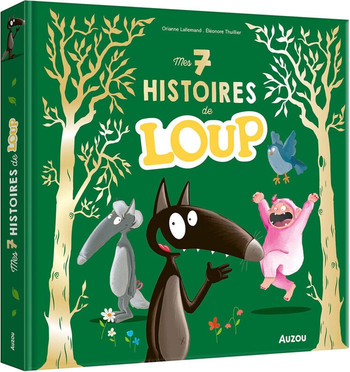 Couverture du livre « MES 7 HISTOIRES DE LOUP », librairie Les Contes Infusés à Corte