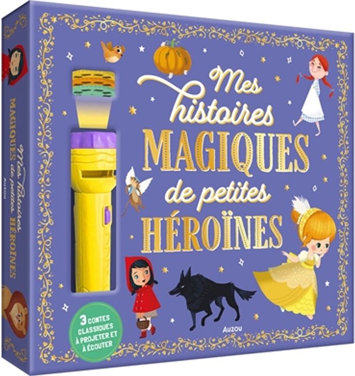 Couverture du livre « MES HISTOIRES MAGIQUES DE PETITES HEROINES » de Conti/kim/hinder De, librairie Les Contes Infusés à Corte