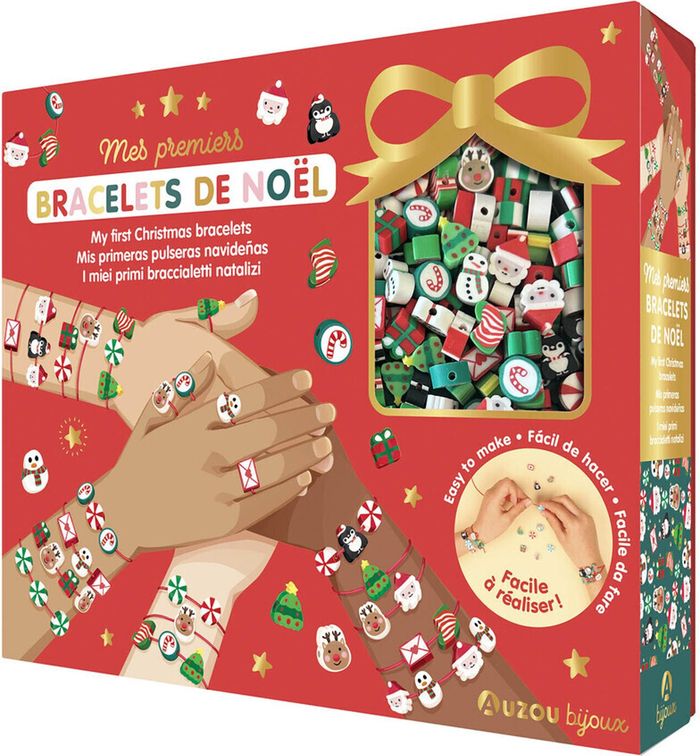 Couverture du livre « MES PREMIERS BRACELETS DE NOEL », librairie Les Contes Infusés à Corte