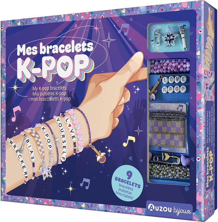 Couverture du livre « MES BRACELETS K-POP » de Shiilia, librairie Les Contes Infusés à Corte