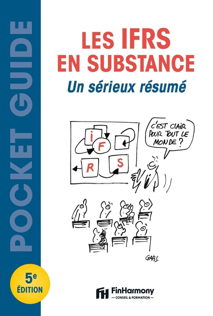 Couverture du livre « Les IFRS en substance : un sérieux résumé », librairie Les Contes Infusés à Corte