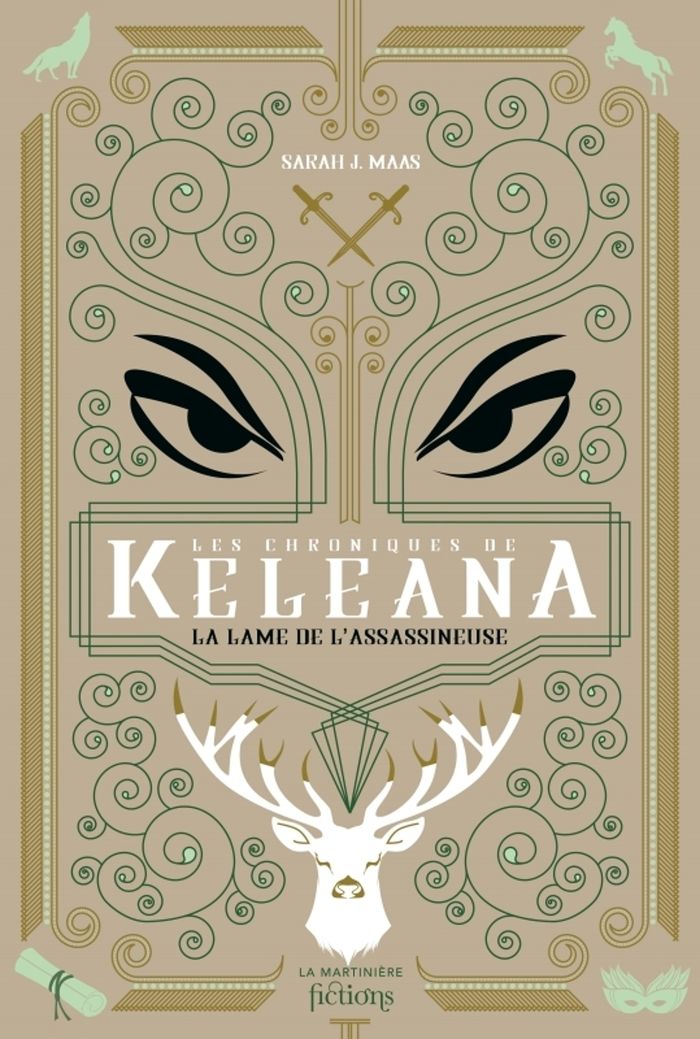 Couverture du livre « Les Chroniques de Keleana : la lame de l'assassineuse » de Sarah J.Maas, librairie Les Contes Infusés à Corte