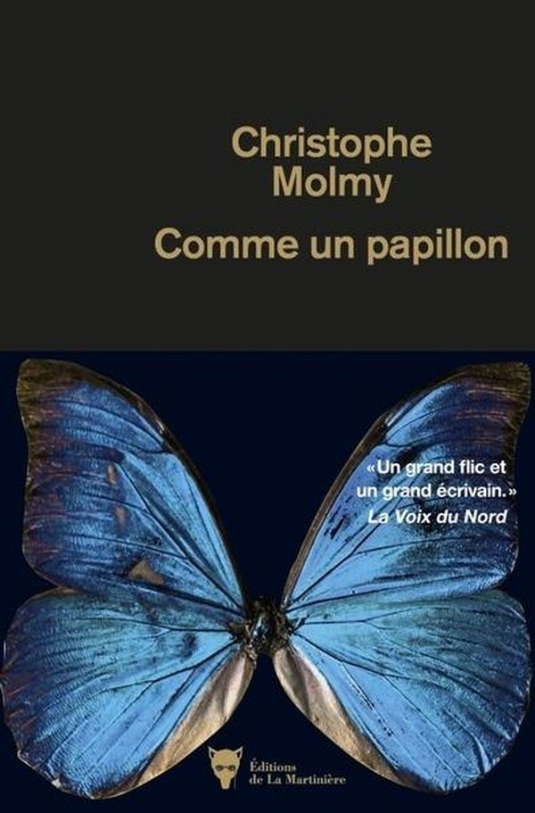 Couverture du livre « Comme un papillon » de Christophe Molmy, librairie Les Contes Infusés à Corte