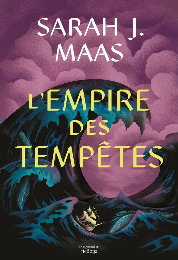 Couverture du livre « L'empire des tempêtes » de Sarah J. Maas, librairie Les Contes Infusés à Corte