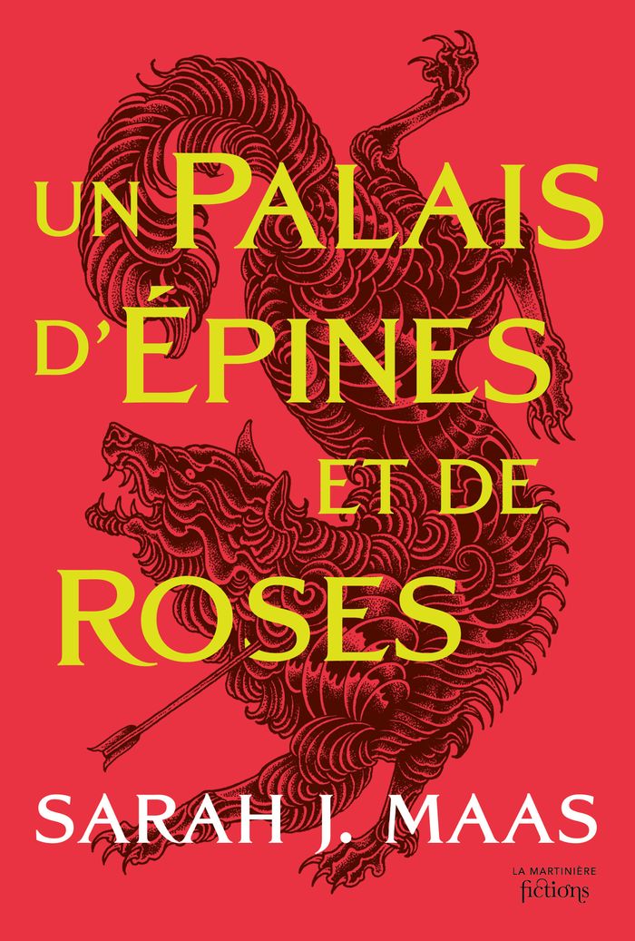 Couverture : ACOTAR T1 - UN PALAIS D'EPINES ET DE ROSES - NOUVELLE EDITION