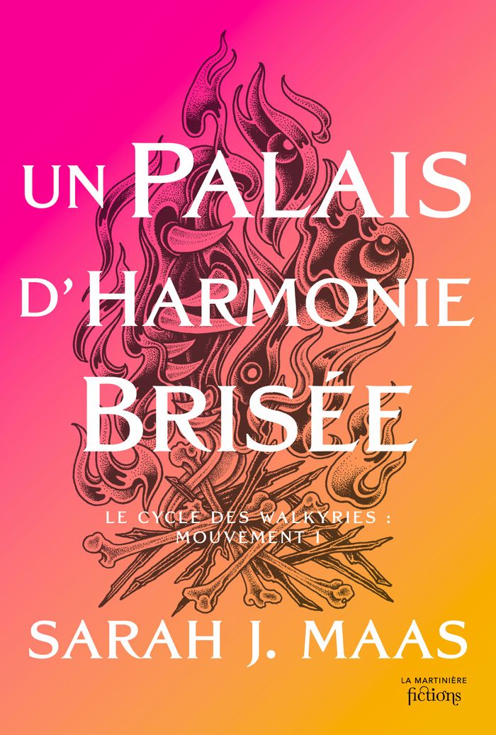 Couverture du livre « ACOTAR T6 - UN PALAIS D'HARMONIE BRISEE », librairie Les Contes Infusés à Corte
