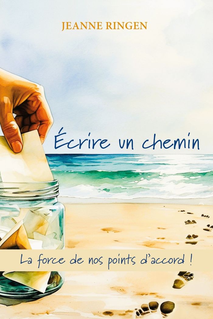 Couverture du livre « ECRIRE UN CHEMIN » de Jeanne Ringen, librairie Les Contes Infusés à Corte
