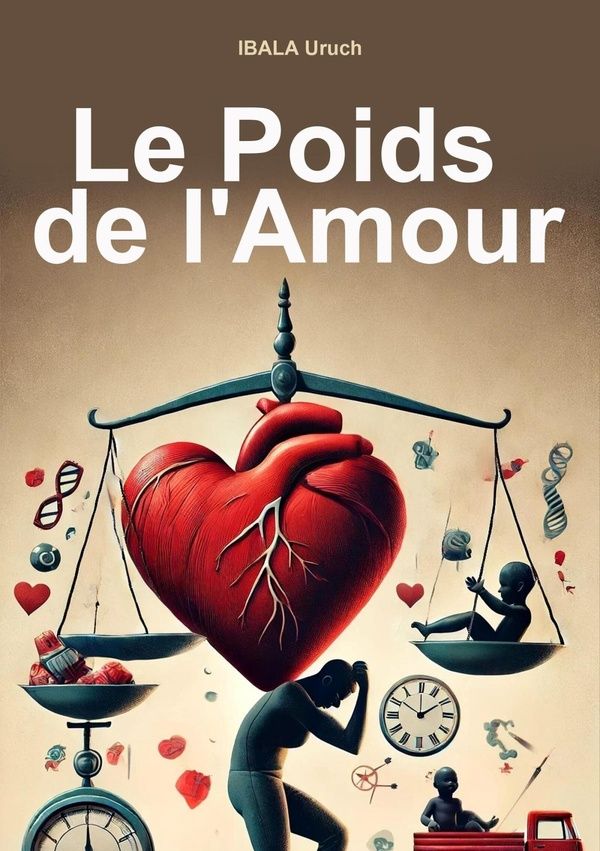 Couverture du livre « LE POIDS DE L'AMOUR », librairie Les Contes Infusés à Corte