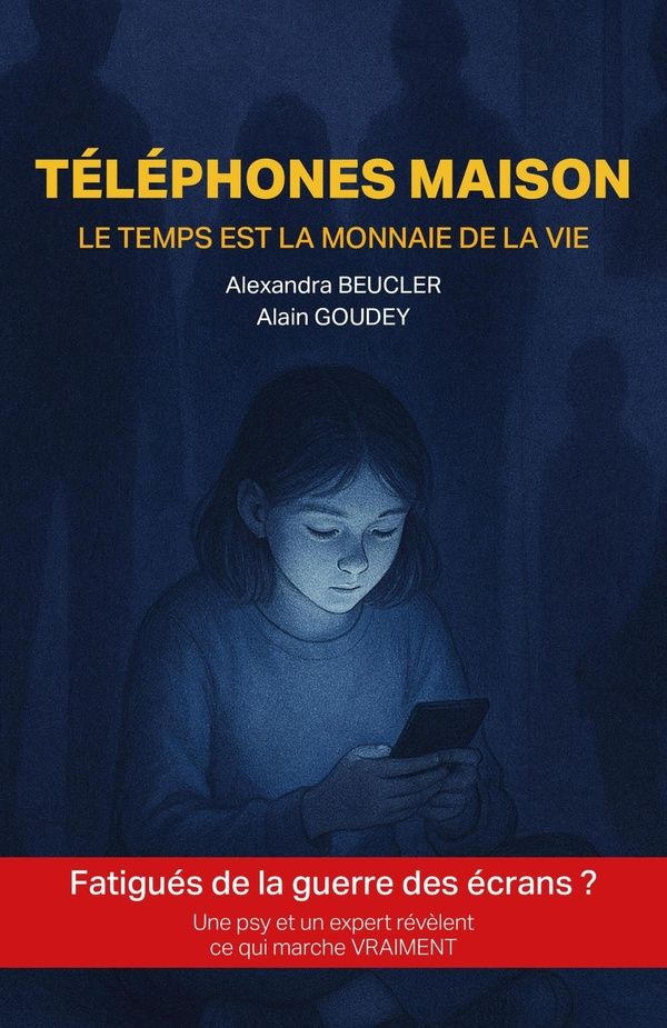 Couverture du livre « TELEPHONES MAISON - LE TEMPS EST LA MONNAIE DE LA VIE », librairie Les Contes Infusés à Corte