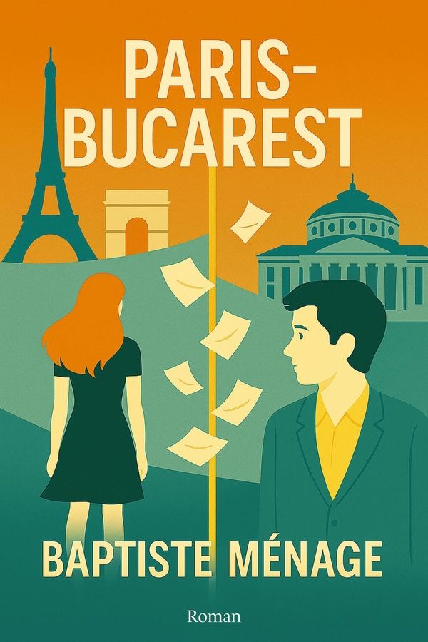 Couverture du livre « Paris-Bucarest » de Baptiste Ménage, librairie Les Contes Infusés à Corte