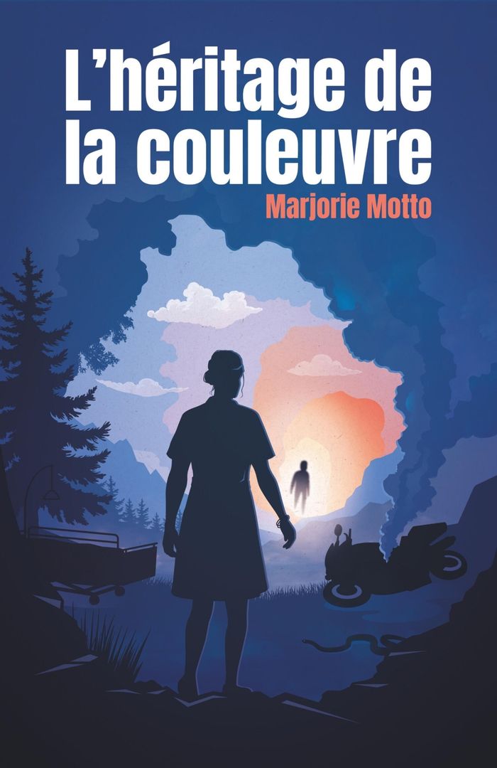Couverture du livre « L'héritage de la couleuvre » de Marjorie Motto, librairie Les Contes Infusés à Corte