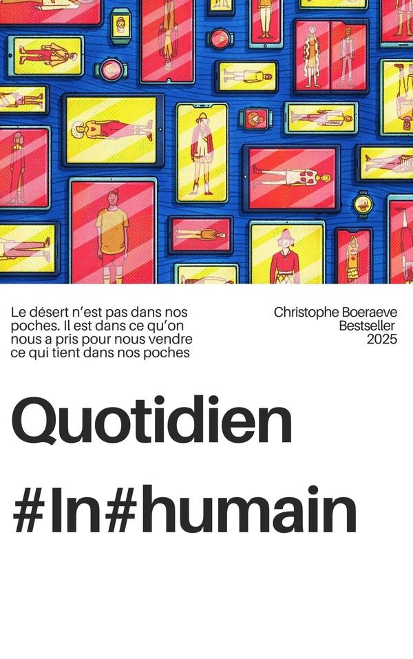 Couverture du livre « QUOTIDIEN #IN#HUMAIN », librairie Les Contes Infusés à Corte