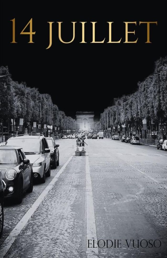 Couverture du livre « 14 juillet » de Elodie Vuoso, librairie Les Contes Infusés à Corte