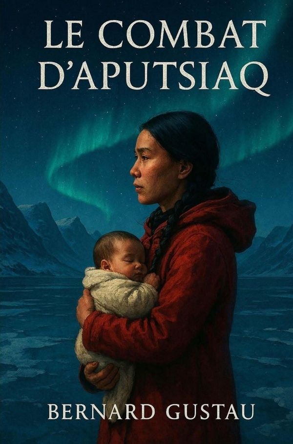 Couverture du livre « Le combat d'Aputsiaq » de Bernard Gustau, librairie Les Contes Infusés à Corte