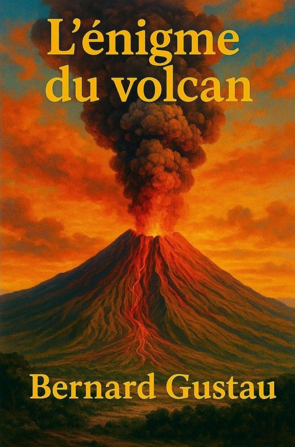 Couverture du livre « L'ENIGME DU VOLCAN » de Bernard Gustau, librairie Les Contes Infusés à Corte