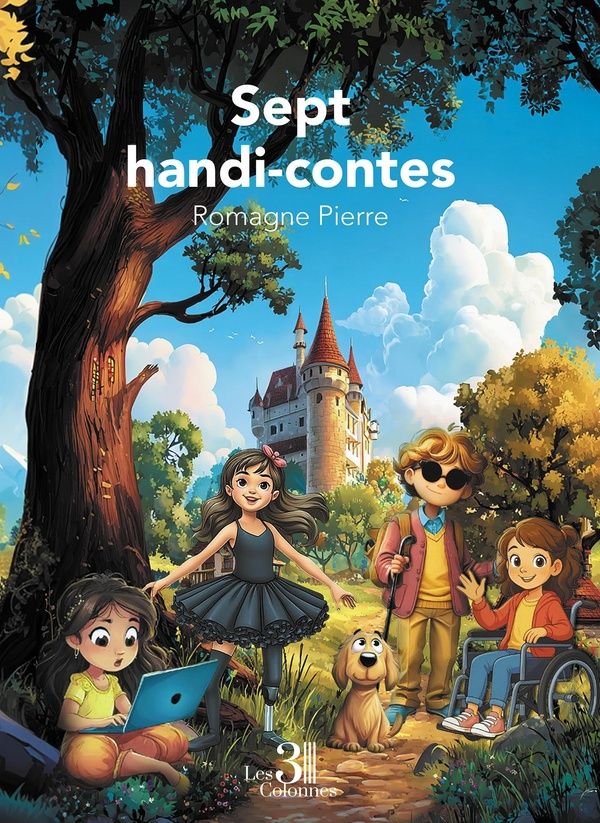Couverture du livre « Sept handi-contes » de Pierre Romagne, librairie Les Contes Infusés à Corte