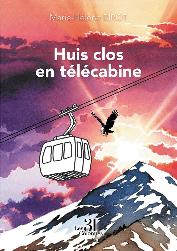 Couverture du livre « Huis clos en télécabine » de Marie-Hélène Birot, librairie Les Contes Infusés à Corte