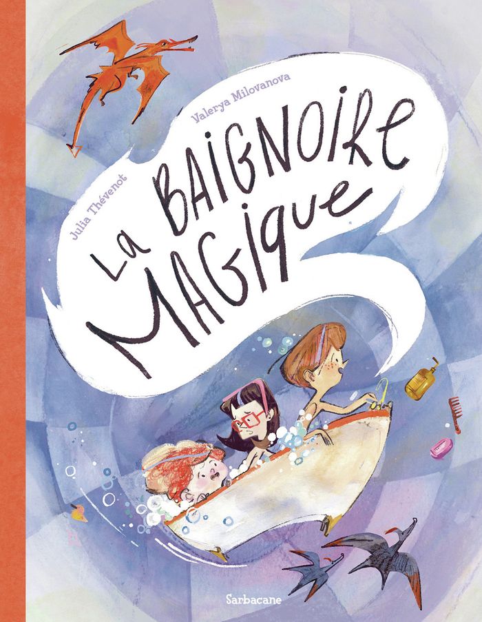 Couverture du livre « La baignoire magique » de Julia Thévenot, librairie Les Contes Infusés à Corte