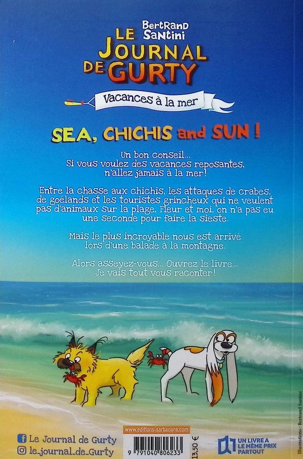 Quatrième de couverture de « Vacances à la mer »